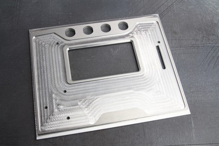  Фрезеровка алюминиевого основания панели-0