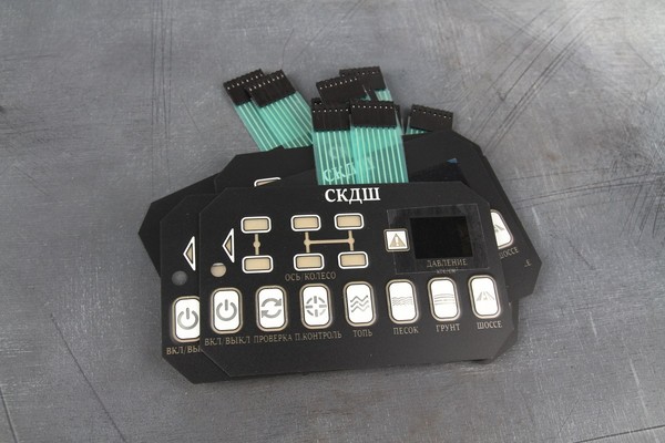 Изготовление гибкой пленочной клавиатуры с разъемом CrimpFlex №28778