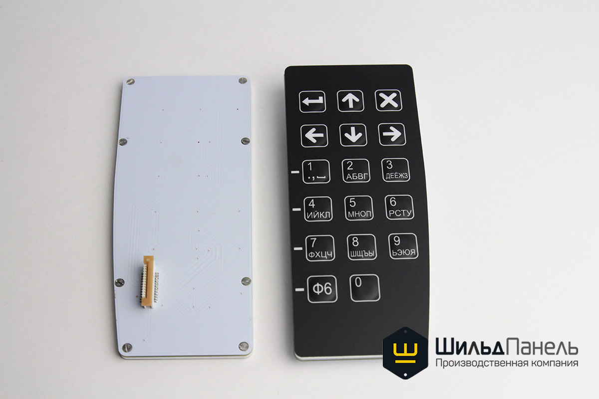 Производство клавиатур на заказ в компании ШильдПанель