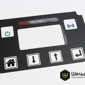 Пленочная лицевая панель для вклеивания в стандартный корпус