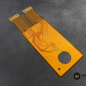 Печатная плата из полиимида с двумя шлейфами