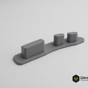 Элемент силиконовой клавиатуры, окрашенный под цвет заказчика по RAL