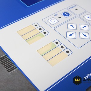 Пленочная клавиатура с карманами для сменной информации