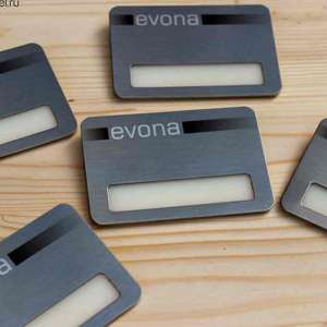 Бейджи из алюминия