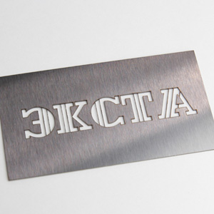 Шильд из нержавеющей стали